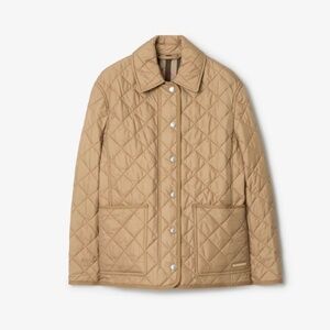 Burberry Dalry Women's Quilted Jacket in Camel